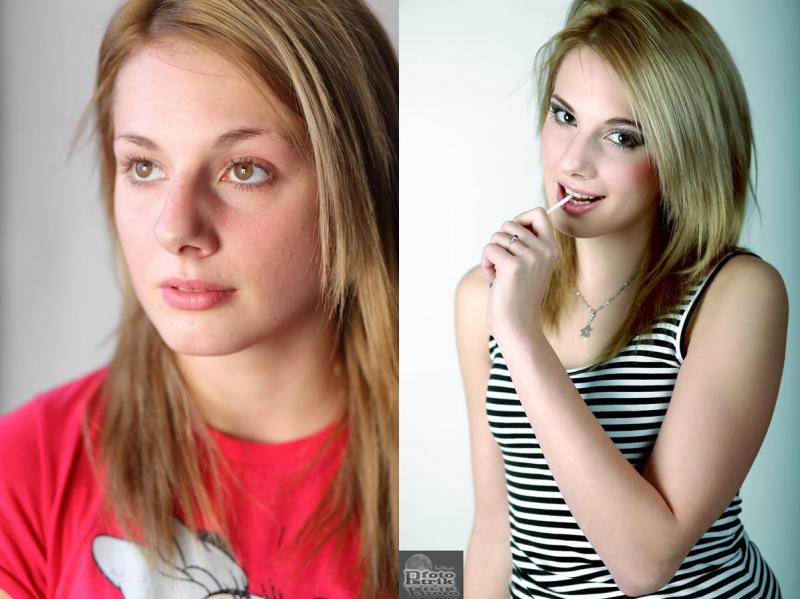 Foto przed i po